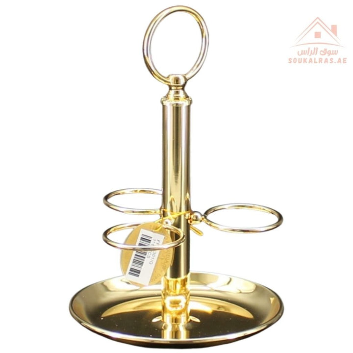 Luxury Cup Stand Gold/Silver/ Black | Elegant Metal Cup Holder with Stable Base | Perfect for Serving & Kitchen Organization - Souk Al Ras
