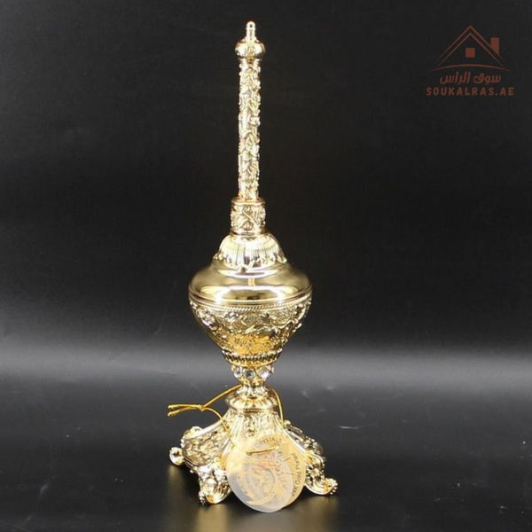 Luxury Decorative Bukhoor Burner | Elegant Gold & Silver Design | Premium Home Fragrance Accessory - Souk Al Ras