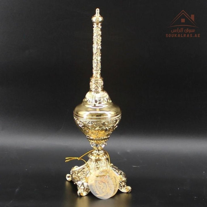 Luxury Decorative Bukhoor Burner | Elegant Gold & Silver Design | Premium Home Fragrance Accessory - Souk Al Ras