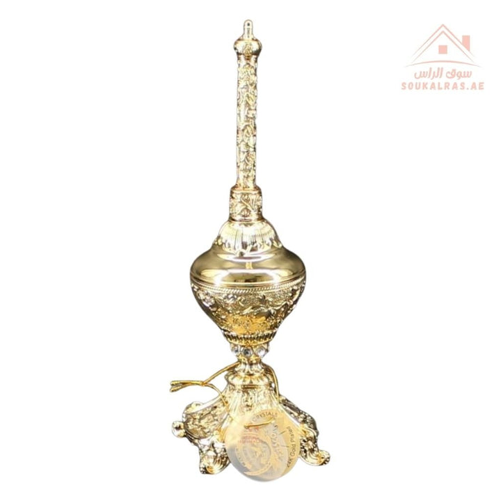Luxury Decorative Bukhoor Burner | Elegant Gold & Silver Design | Premium Home Fragrance Accessory - Souk Al Ras