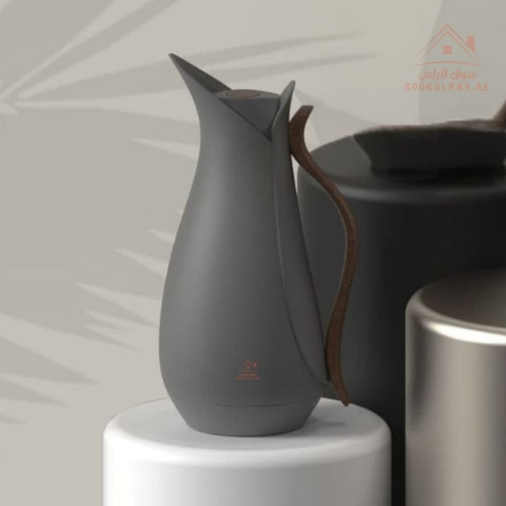 MAHRA 1 Liter Vacuum Flask Solid Colors Collection | Premium Vacuum Flask | Modern Elegant Design | Keeps Drinks Hot & Cold - Souk Al Ras