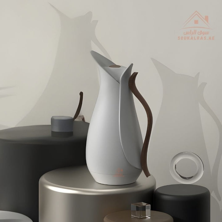MAHRA 1 Liter Vacuum Flask Solid Colors Collection | Premium Vacuum Flask | Modern Elegant Design | Keeps Drinks Hot & Cold - Souk Al Ras