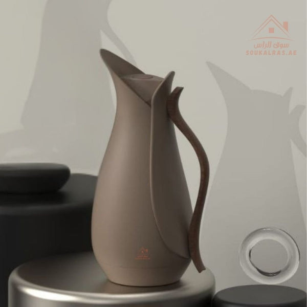 MAHRA 1 Liter Vacuum Flask Solid Colors Collection | Premium Vacuum Flask | Modern Elegant Design | Keeps Drinks Hot & Cold - Souk Al Ras