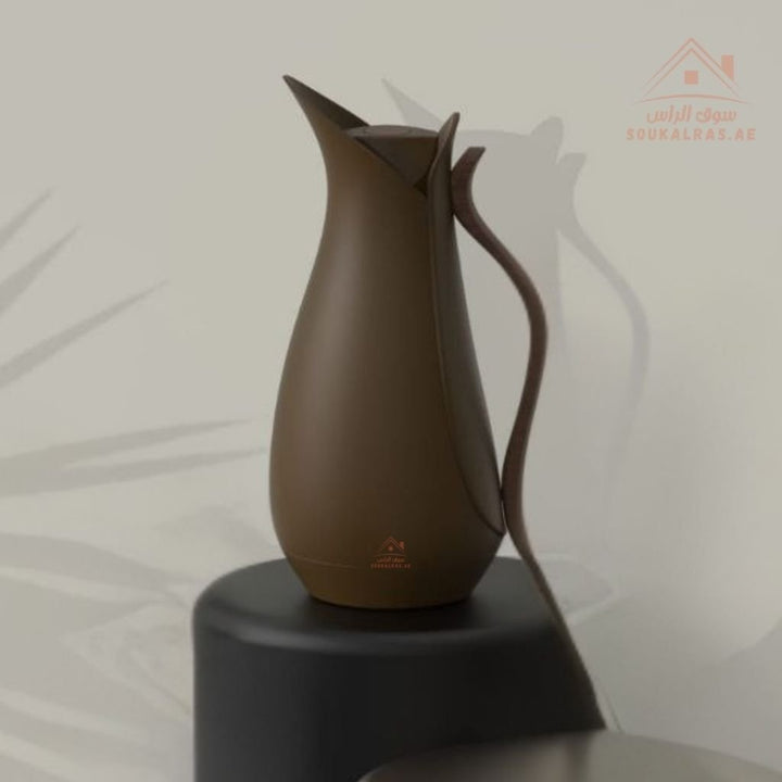 MAHRA 1 Liter Vacuum Flask Solid Colors Collection | Premium Vacuum Flask | Modern Elegant Design | Keeps Drinks Hot & Cold - Souk Al Ras