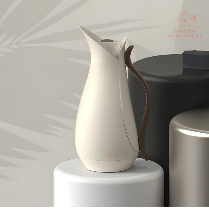 MAHRA 1 Liter Vacuum Flask Solid Colors Collection | Premium Vacuum Flask | Modern Elegant Design | Keeps Drinks Hot & Cold - Souk Al Ras