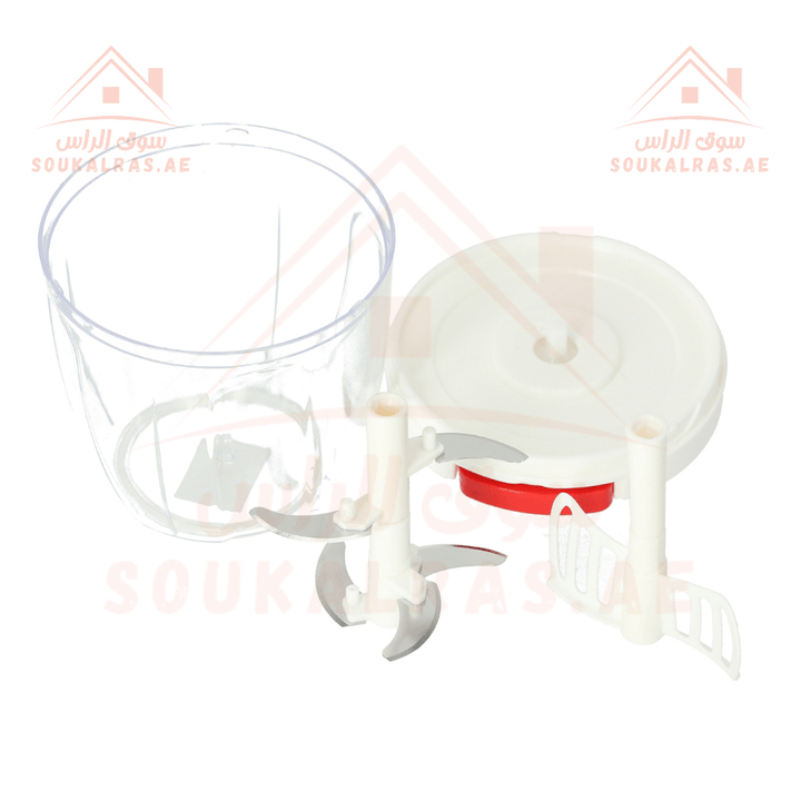 Manual Food Chopper - Mini Hand Pull Processor & Dicer | Efficient & Easy to Use - Souk Al RasGraters Choppers Peelers Mashers & Slicers