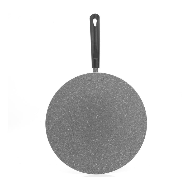 Marble Coated Aluminium Smart Tawa - Black & Gray 30CM - Souk Al RasCookware