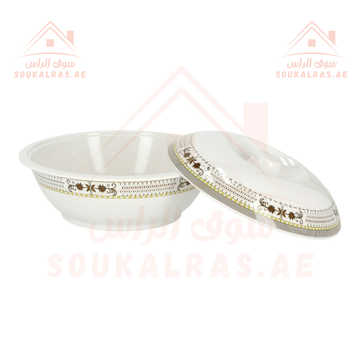 Melamine Ware Bowl with Lid | High - quality | Large Capacity - Souk Al RasPlates & Bowls