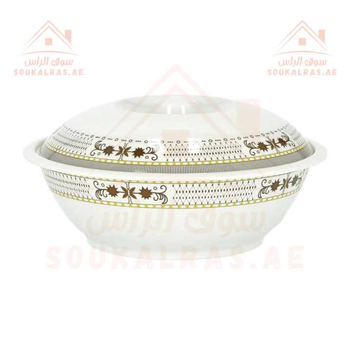 Melamine Ware Bowl with Lid | High - quality | Large Capacity - Souk Al RasPlates & Bowls