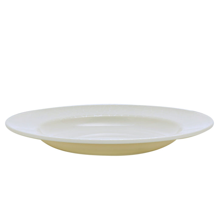 Melamine Ware Deep Plate - White Pearl 20cm - Souk Al RasDinnerware