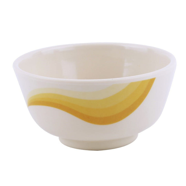 Melamine Ware Super Rays Round Bowl - Lightweight Bowl for Breakfast Cereal 9cm - Souk Al RasServeware