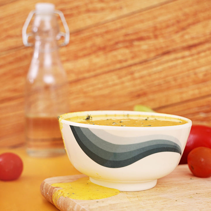 Melamine Ware Super Rays Round Bowl - Lightweight Bowl for Breakfast Cereal 9cm - Souk Al RasServeware