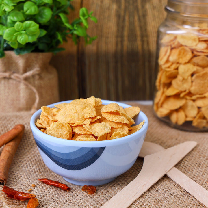 Melamine Ware Super Rays Round Bowl - Lightweight Bowl for Breakfast Cereal 9cm - Souk Al RasServeware