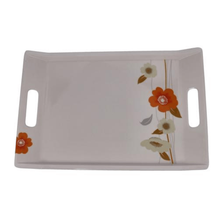 Melamine Ware Tray - 38.5X27.3X1.6 Cm - Souk Al RasServing Dishes Trays & Platters