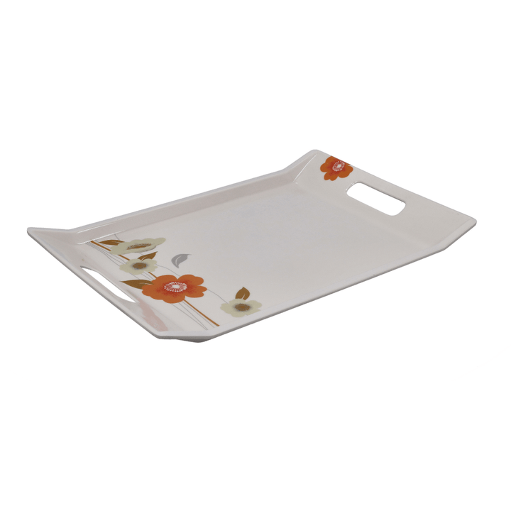 Melamine Ware Tray - 38.5X27.3X1.6 Cm - Souk Al RasServing Dishes Trays & Platters