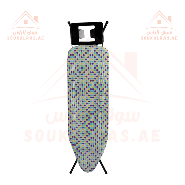 Mesh Top Ironing Board | Floral Print | Heat Resistant | 4 - Position Adjustable Height - Souk Al RasHousehold