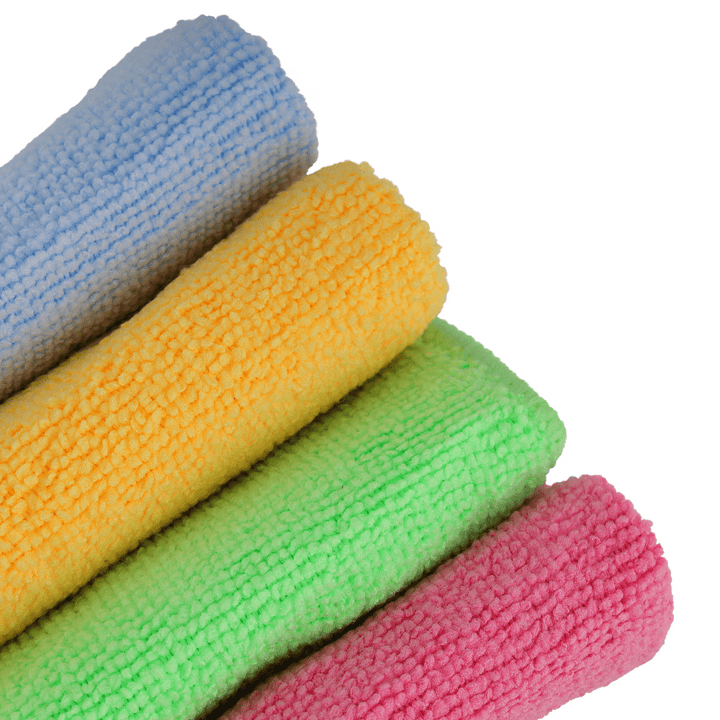 Microfiber Cloth Set, High - Quality Cleaning Cloths 3Pcs - Souk Al RasTable Linens