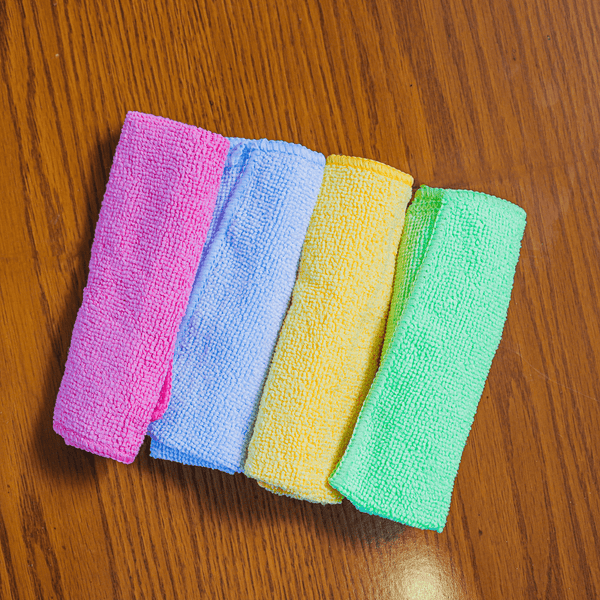 Microfiber Cloth Set, High - Quality Cleaning Cloths 3Pcs - Souk Al RasTable Linens