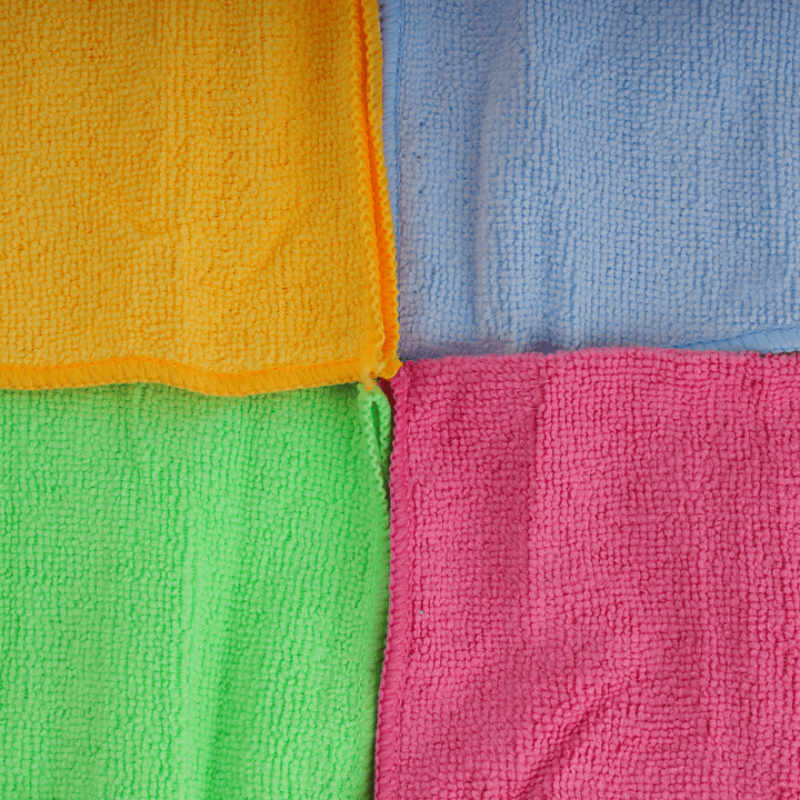 Microfiber Cloth Set, High - Quality Cleaning Cloths 3Pcs - Souk Al RasTable Linens