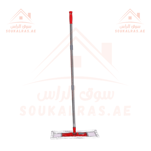 Microfiber Flat Mop | 180° Flexible Head | Efficient Cleaning for All Floor Types - Souk Al RasHousehold