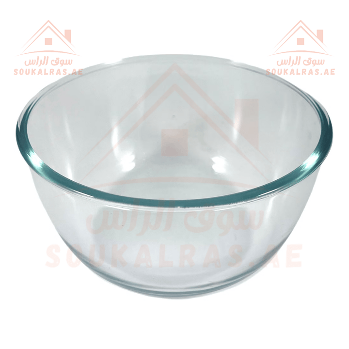 Mixing and Baking Glass Tray 1.5L | Durable Clear Bakeware | Ideal for Prep and Serving | Made in Turkey - Souk Al Ras