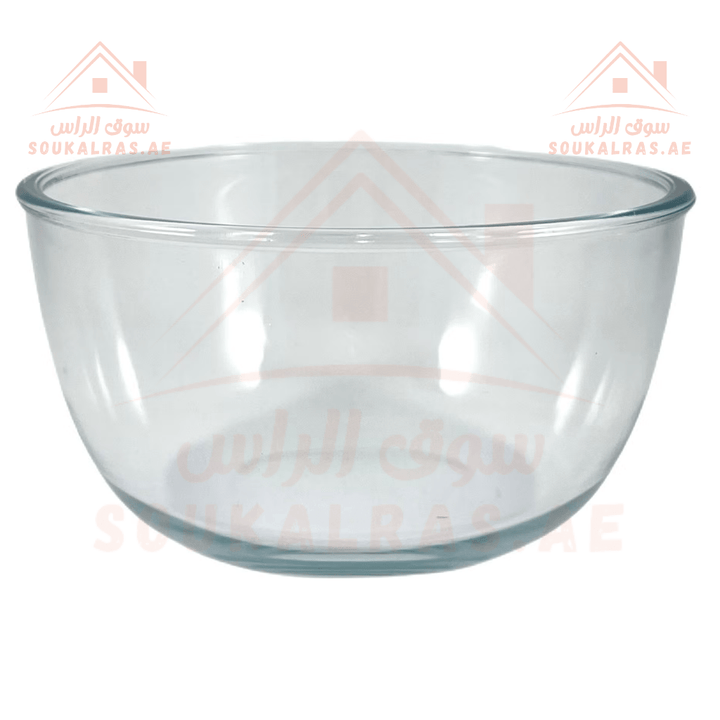 Mixing and Baking Glass Tray 1.5L | Durable Clear Bakeware | Ideal for Prep and Serving | Made in Turkey - Souk Al Ras