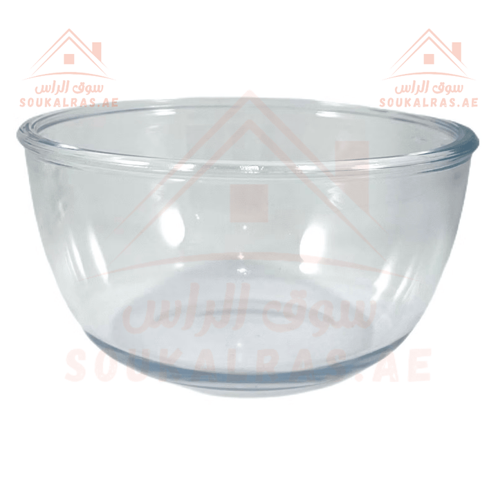 Mixing and Baking Glass Tray 1L | Clear, Durable Bakeware |Made in Turkey - Souk Al Ras