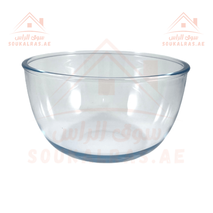 Mixing and Baking Glass tray 2L | Clear, Durable Bakeware |Made in Turkey - Souk Al Ras