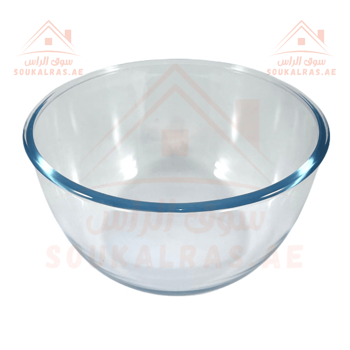 Mixing and Baking Glass tray 2L | Clear, Durable Bakeware |Made in Turkey - Souk Al Ras