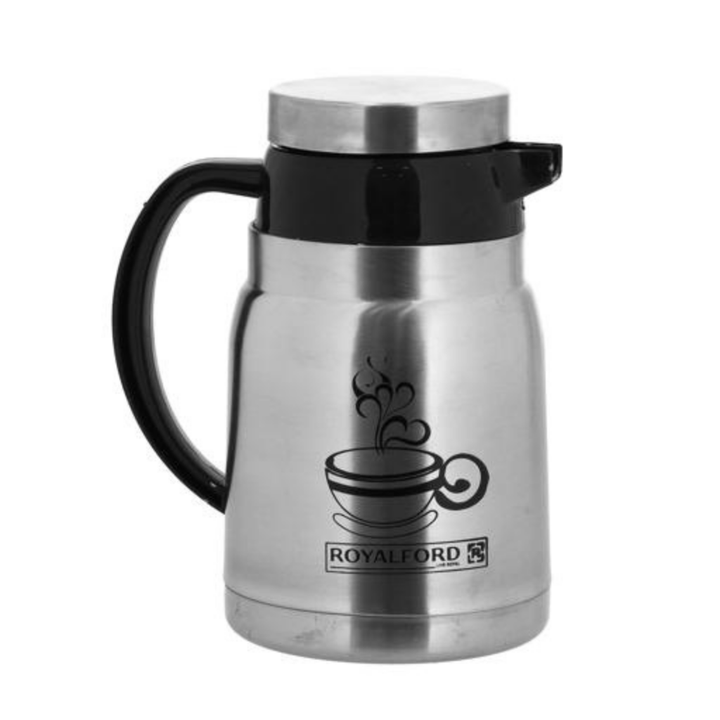 Montage 400ML Stainless Steel Coffee Pot - Silver and Black - Stainless Steel Flask - Souk Al RasVacuum Flasks and Thermos