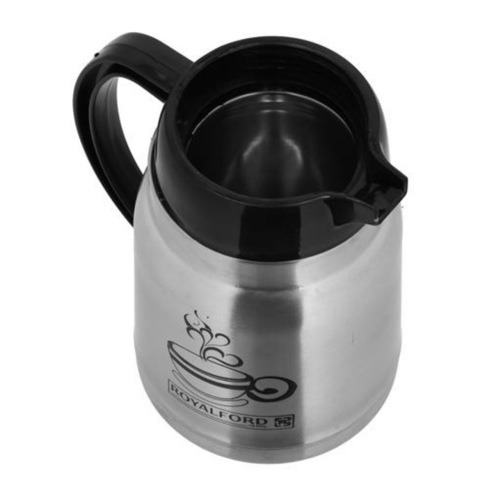 Montage 400ML Stainless Steel Coffee Pot - Silver and Black - Stainless Steel Flask - Souk Al RasVacuum Flasks and Thermos