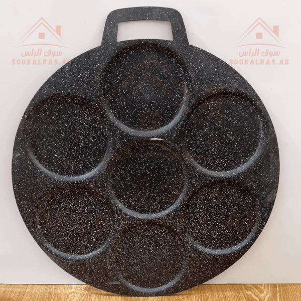 Multi - Use Pancake Pan with 7 Sections - Non - Stick Coating|High - quality - Souk Al RasPots & Pans