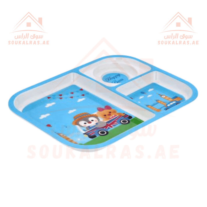 M/W 10.5" Square Baby Plate - Perfect for Kids | Lightweight & Durable - Souk Al Ras