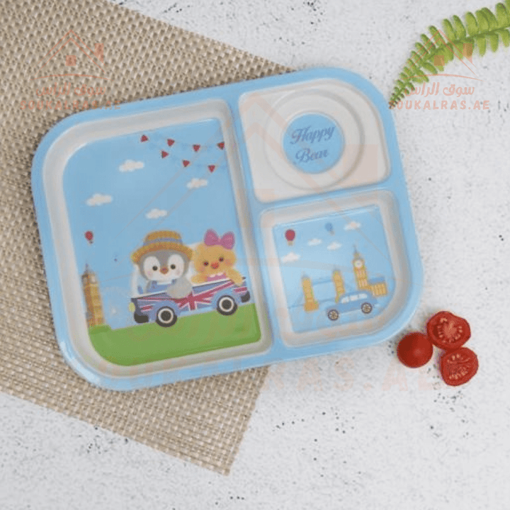 M/W 10.5" Square Baby Plate - Perfect for Kids | Lightweight & Durable - Souk Al Ras