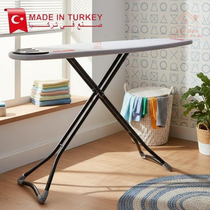 Nano Steel Ironing Board | Foldable Iron Board with Strong Steel Frame | Home & Apartment Use - Souk Al Ras