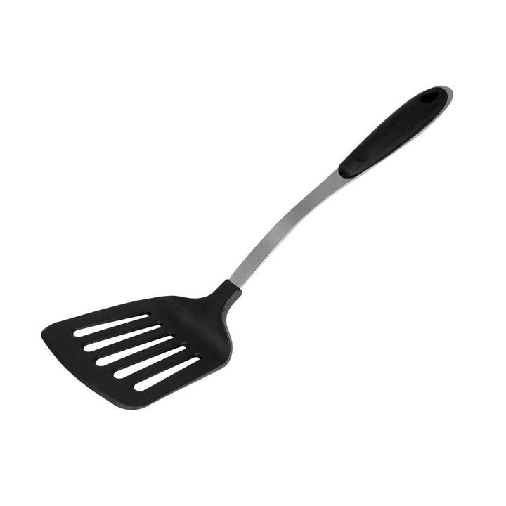 Nylon Slotted Spatula with Steel Handle - Souk Al RasSpatulas Whisks & Turning Spoons