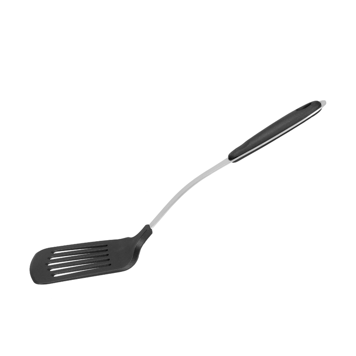 Nylon Slotted Spatula with Steel Handle - Souk Al RasSpatulas Whisks & Turning Spoons