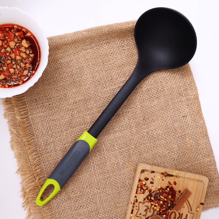 Nylon Soup Ladle with Long ABS Handle - Souk Al RasSpatulas Whisks & Turning Spoons