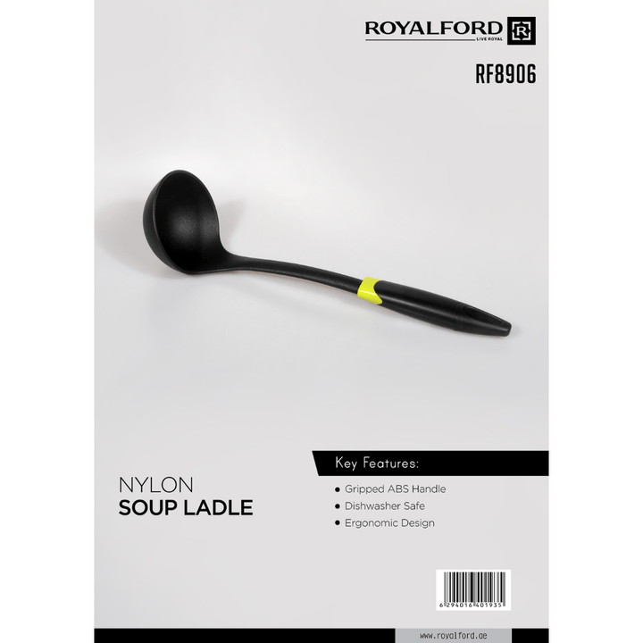 Nylon Soup Ladle with Long ABS Handle - Souk Al RasSpatulas Whisks & Turning Spoons