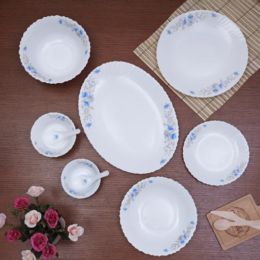 Opal Glassware Dinner Set, 40 Pcs - Souk Al RasDinnerware Sets