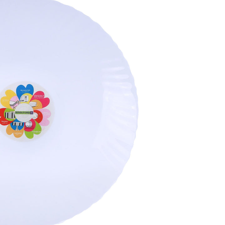 Opal Ware Dinner Plate - White 19cm - Souk Al RasDinnerware