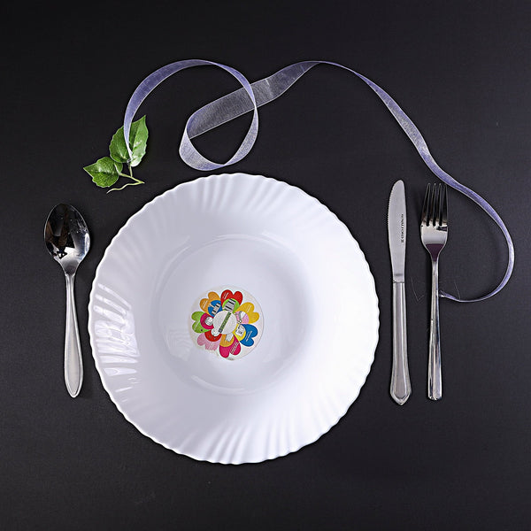 Opal Ware Dinner Plate - White 27cm - Souk Al RasDinnerware