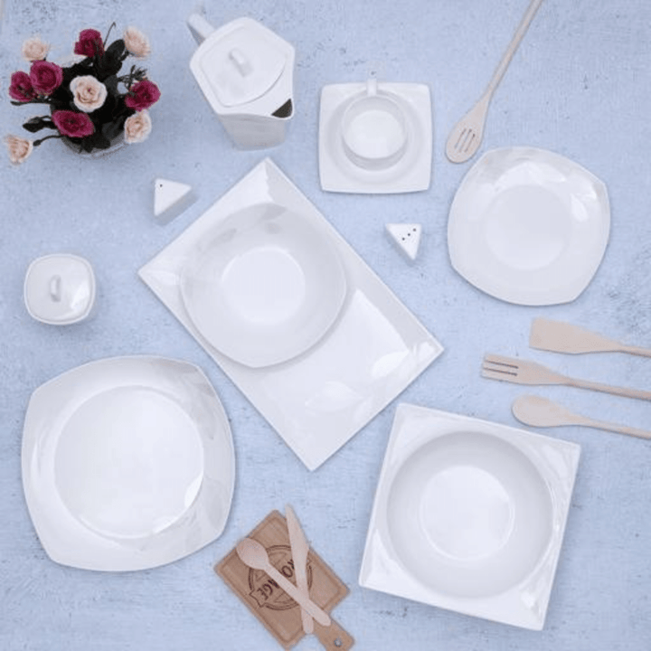 Opal Ware Dinner Set 39 Pcs - Souk Al RasDinnerware Sets