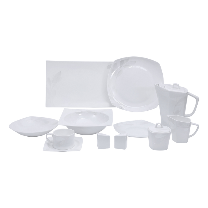 Opal Ware Dinner Set 39 Pcs - Souk Al RasDinnerware Sets