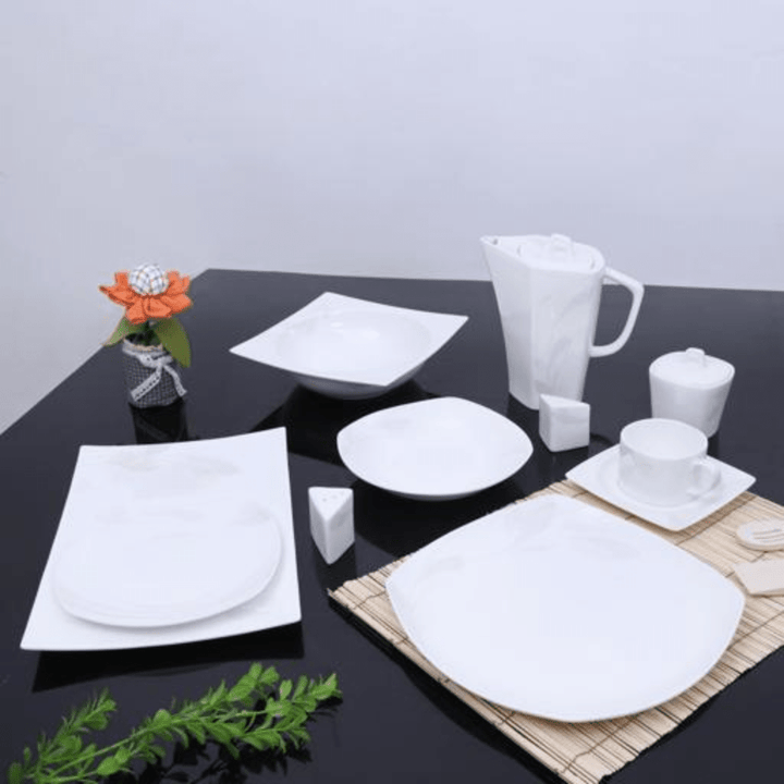 Opal Ware Dinner Set 39 Pcs - Souk Al RasDinnerware Sets