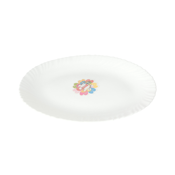 Opal Ware Oval Plate - White 36cm - Souk Al RasDinnerware