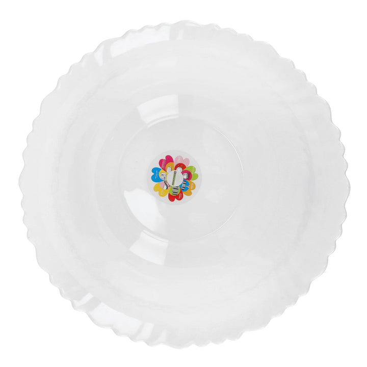 Opal Ware Spin Bowl - White 11cm | Food - Grade for Fruits, Veggies, Desserts & Snacks - Souk Al RasDinnerware