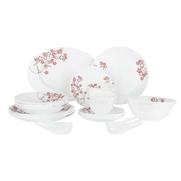 Opalware Dinner Set Lightweight Chip Resistant 33pcs - Souk Al RasDinnerware Sets