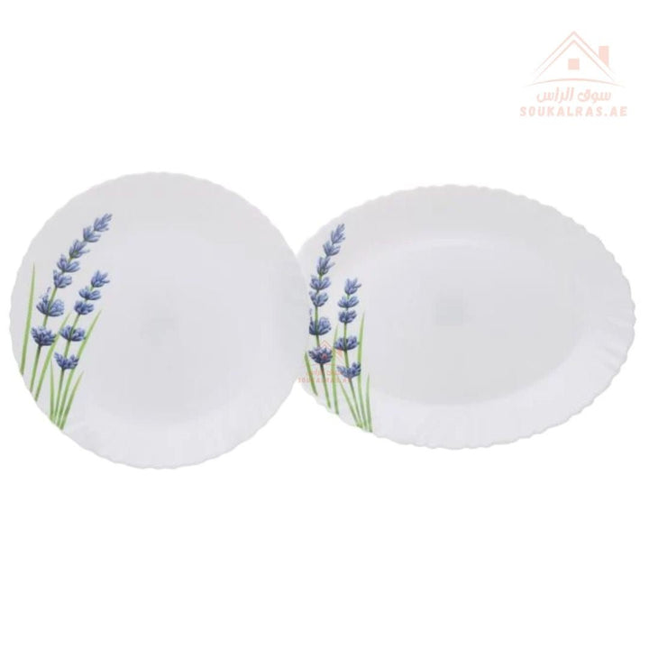 Opalware Dinner Set with Elegant lavander Design 44Pcs - Souk Al RasDinnerware Sets