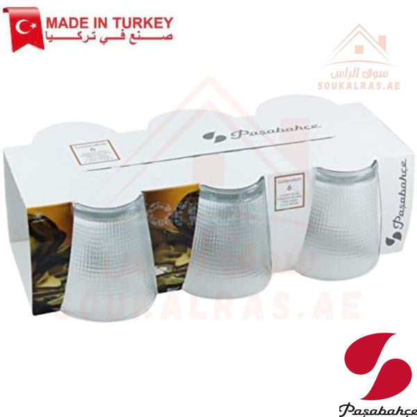 Paşabahçe GENERATION 6 - Piece Versatile Use Glass Tumbler Set |Lightweight & Sturdy – Comfortable grip - Premium Drinkware for Home. - Souk Al Ras